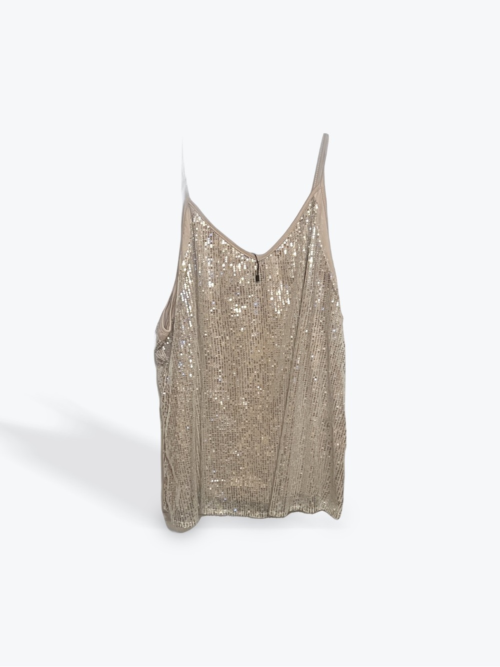 Source Unknown Champagne Sequin Camisole